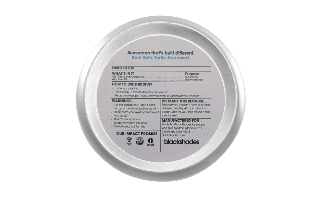 Reef-safe sunscreen